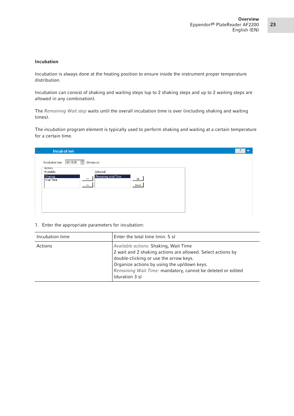 Eppendorf AF2200 Plate Reader User Manual | Page 23 / 78