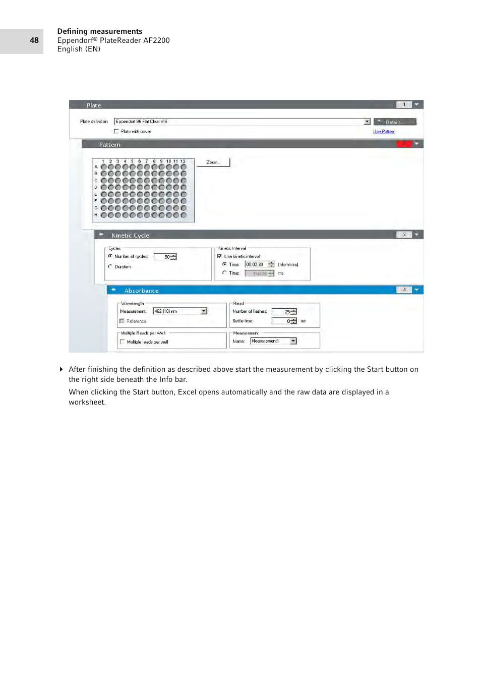 Eppendorf AF2200 Plate Reader User Manual | Page 48 / 78