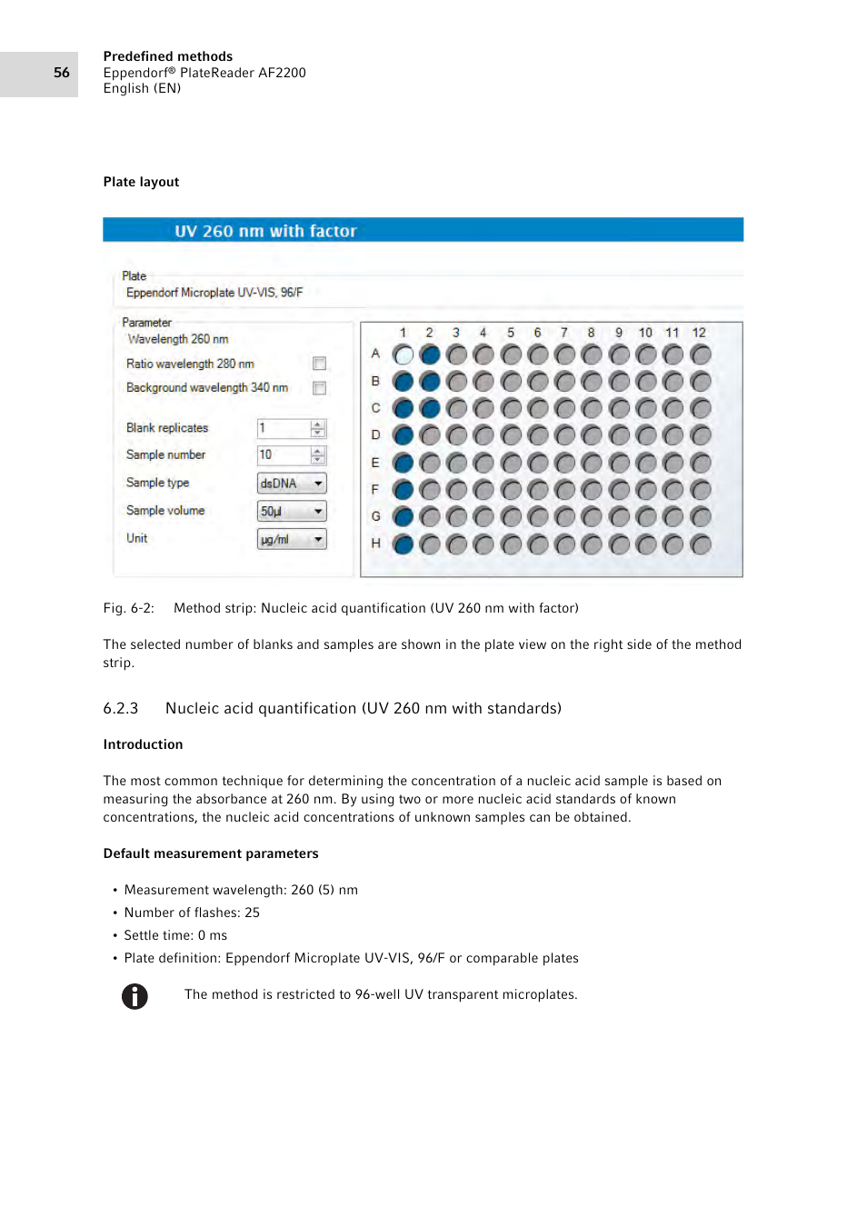 Eppendorf AF2200 Plate Reader User Manual | Page 56 / 78