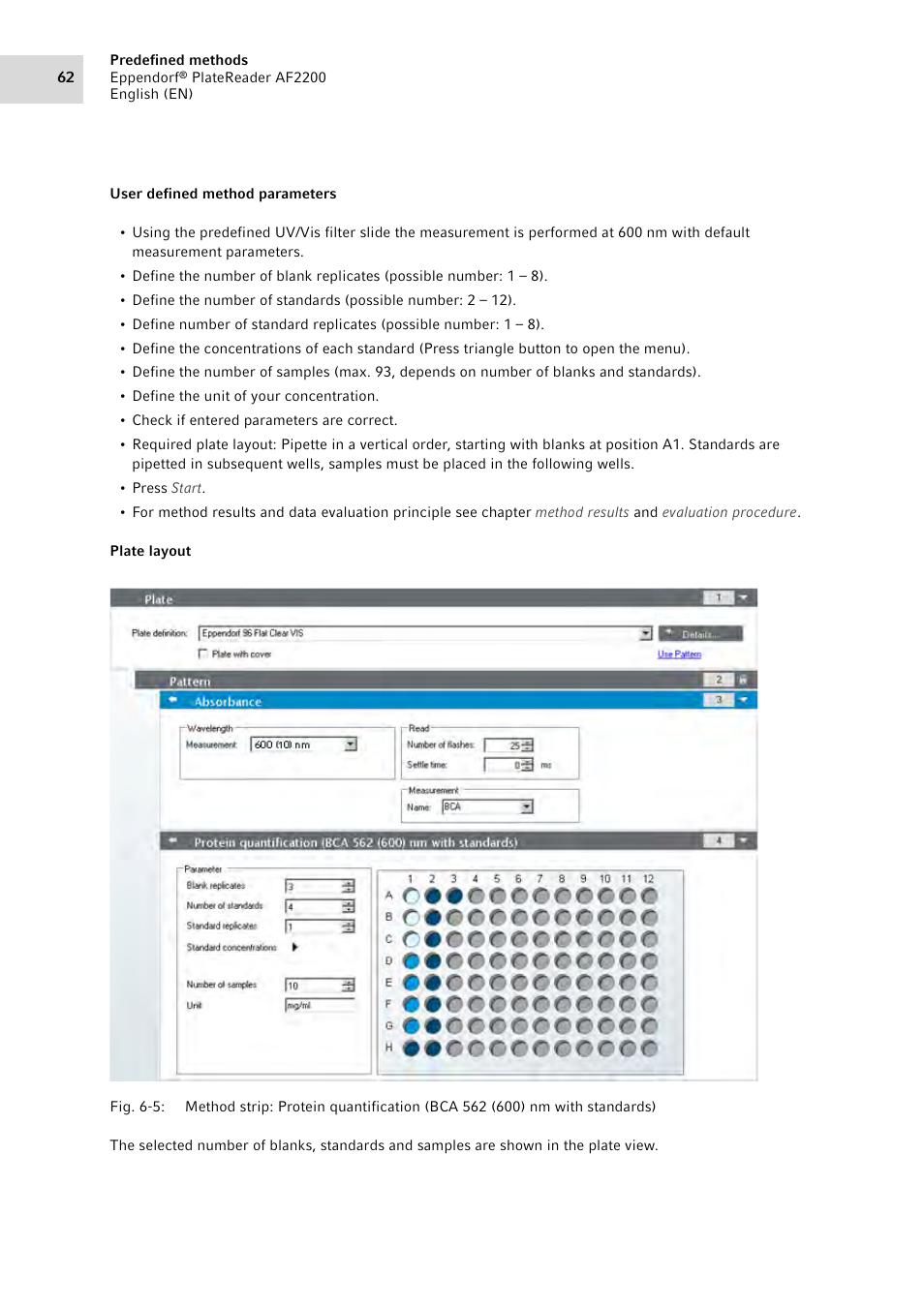 Eppendorf AF2200 Plate Reader User Manual | Page 62 / 78