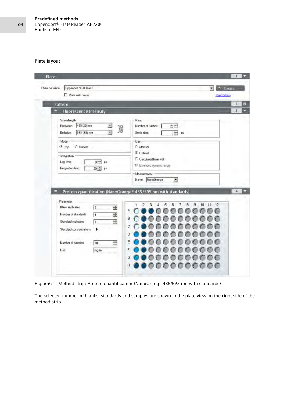Eppendorf AF2200 Plate Reader User Manual | Page 64 / 78