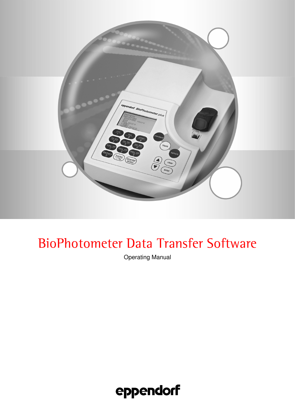 Eppendorf BioPhotometer Data Transfer User Manual | 36 pages