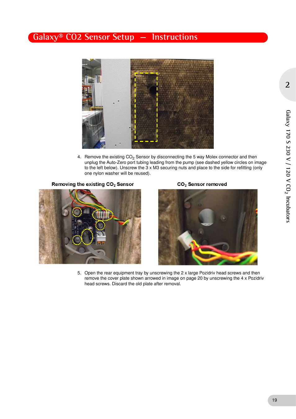 Galaxy® co2 sensor setup — instructions | Eppendorf Galaxy Gas Analyzer User Manual | Page 19 / 38