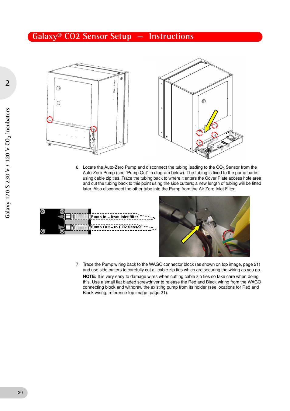 Galaxy® co2 sensor setup — instructions | Eppendorf Galaxy Gas Analyzer User Manual | Page 20 / 38