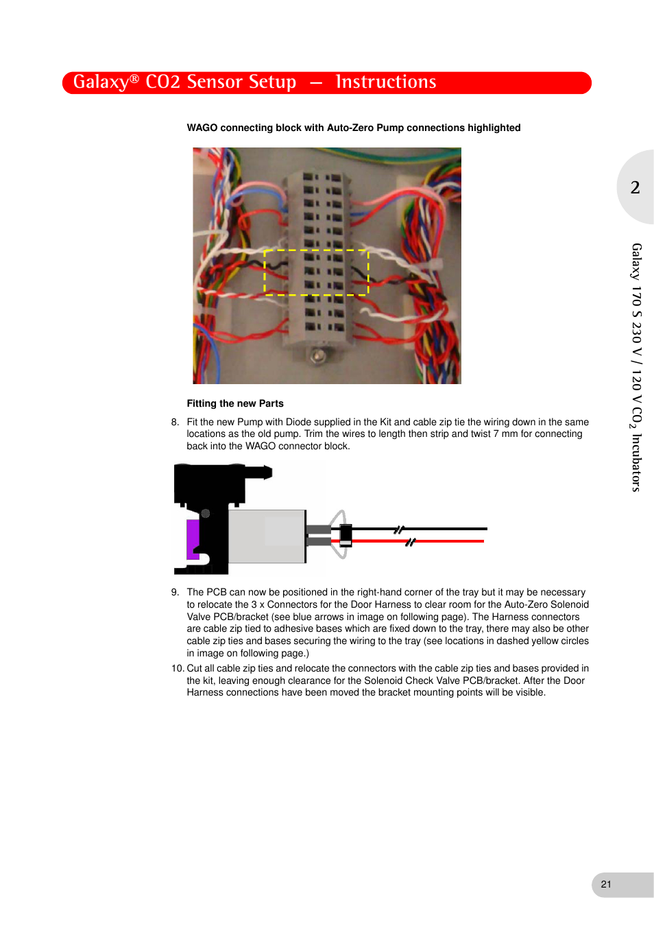 Galaxy® co2 sensor setup — instructions | Eppendorf Galaxy Gas Analyzer User Manual | Page 21 / 38