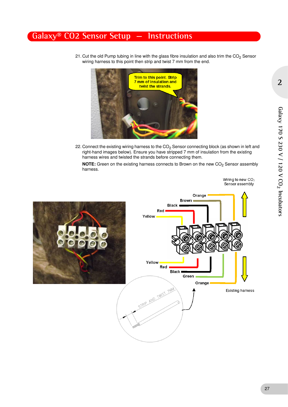 Galaxy® co2 sensor setup — instructions | Eppendorf Galaxy Gas Analyzer User Manual | Page 27 / 38