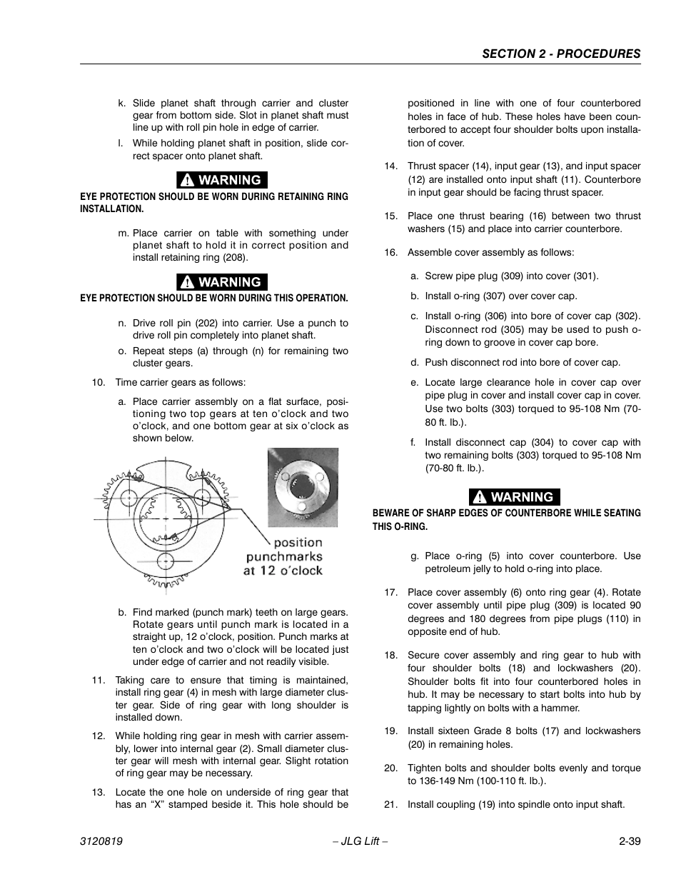 JLG 120HX Service Manual User Manual | Page 61 / 116