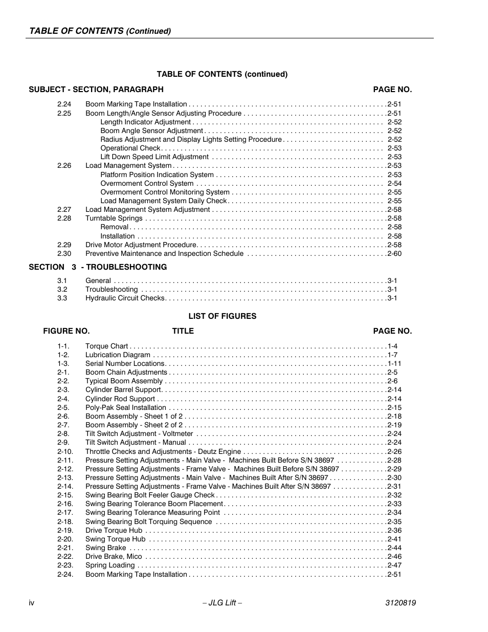 JLG 120HX Service Manual User Manual | Page 8 / 116