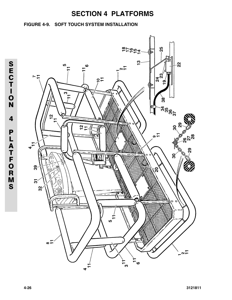 Figure 4-9. soft touch system installation | JLG 110SX Parts Manual User Manual | Page 148 / 224