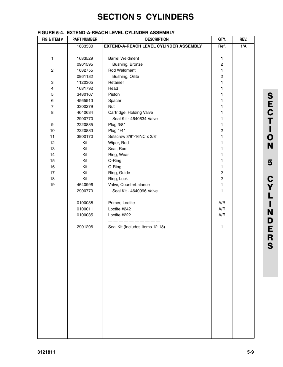 JLG 110SX Parts Manual User Manual | Page 159 / 224