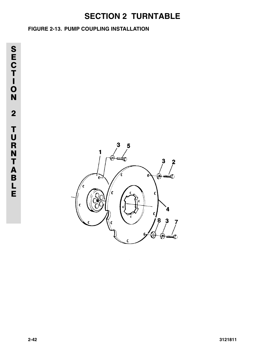 Figure 2-13. pump coupling installation | JLG 110SX Parts Manual User Manual | Page 72 / 224