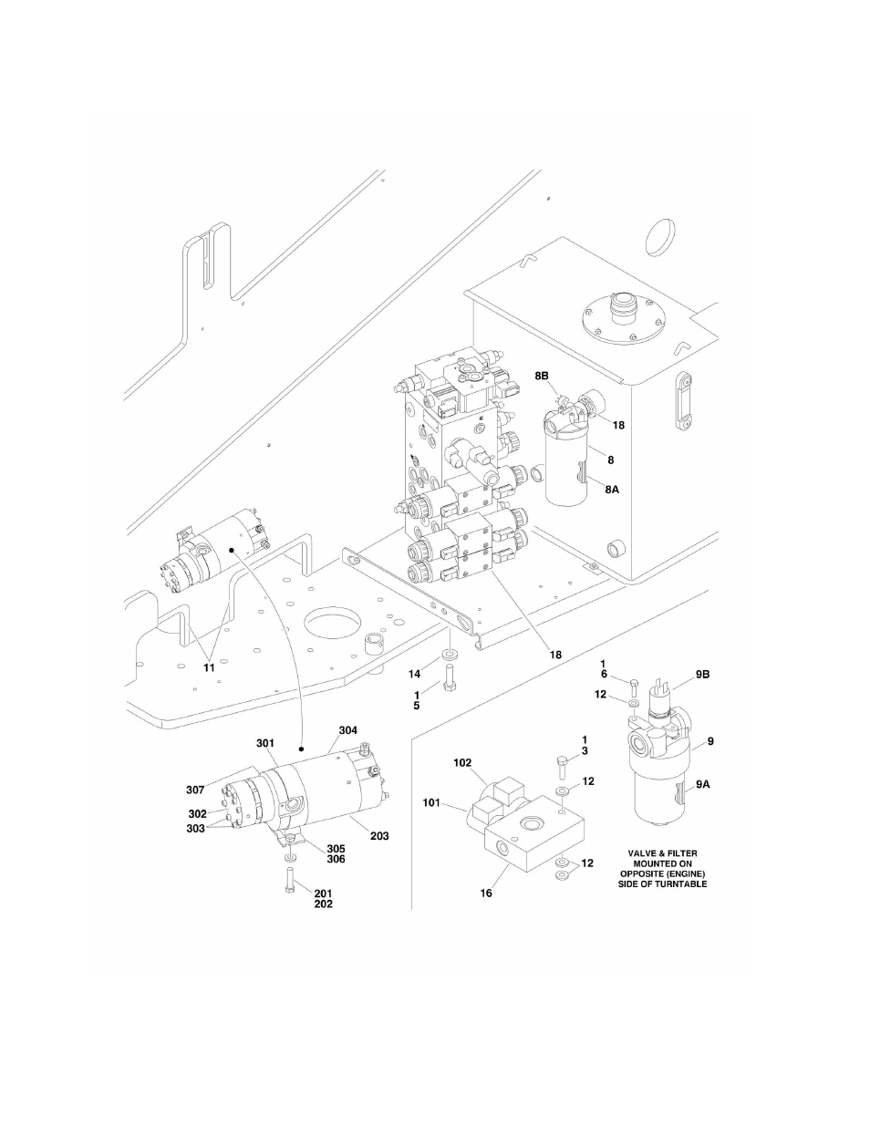 Figure 2-2. control valves installations | JLG 600S_SJ Parts Manual User Manual | Page 40 / 299