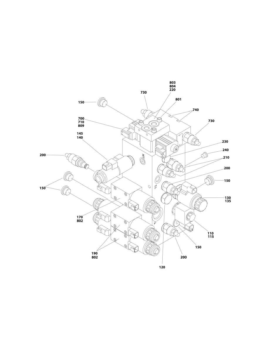 Figure 2-4. main control valve assembly | JLG 600S_SJ Parts Manual User Manual | Page 46 / 299