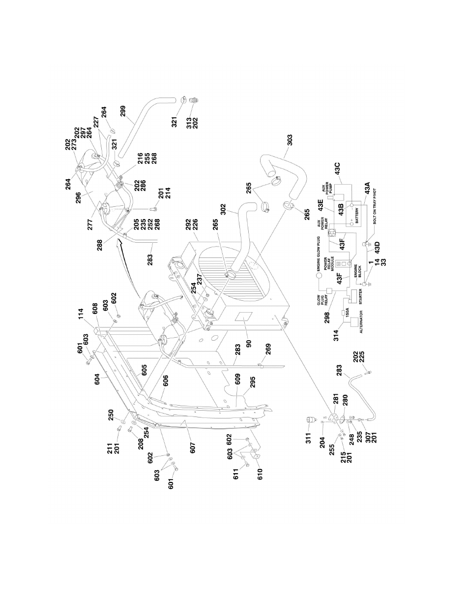 Figure 2-9. deutz td2.9l4 engine installation | JLG 600S_SJ Parts Manual User Manual | Page 68 / 299