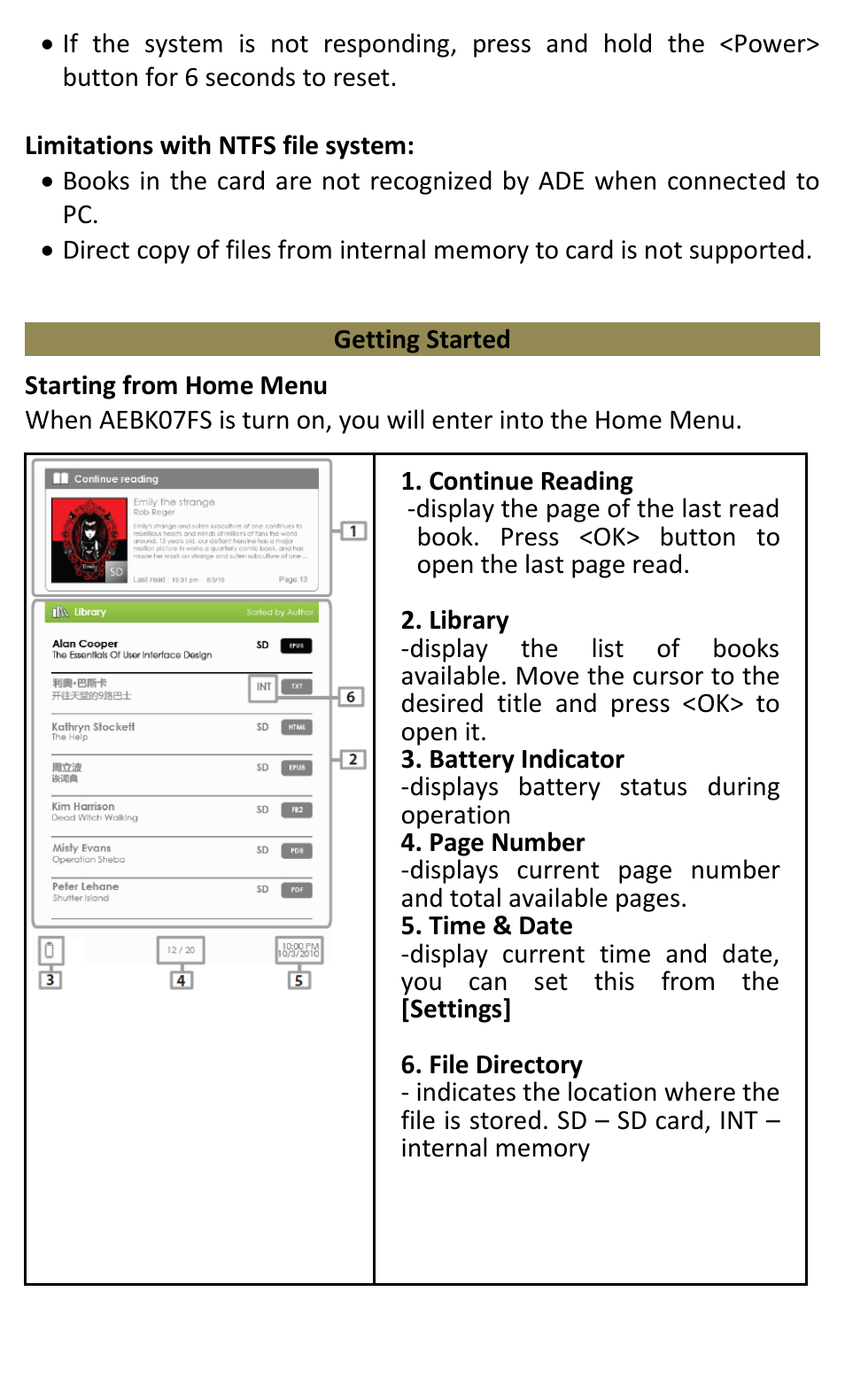 Aluratek AEBK07FS User Manual | Page 5 / 23