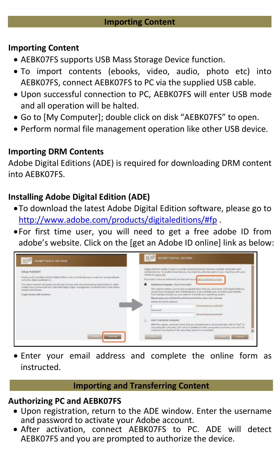 Aluratek AEBK07FS User Manual | Page 7 / 23