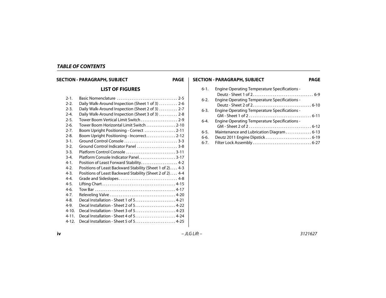JLG 800A_AJ Operator Manual User Manual | Page 10 / 134