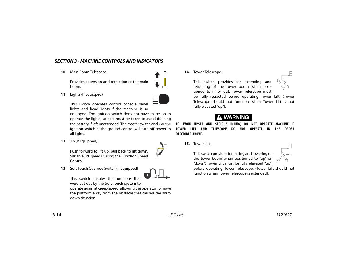 JLG 800A_AJ Operator Manual User Manual | Page 58 / 134