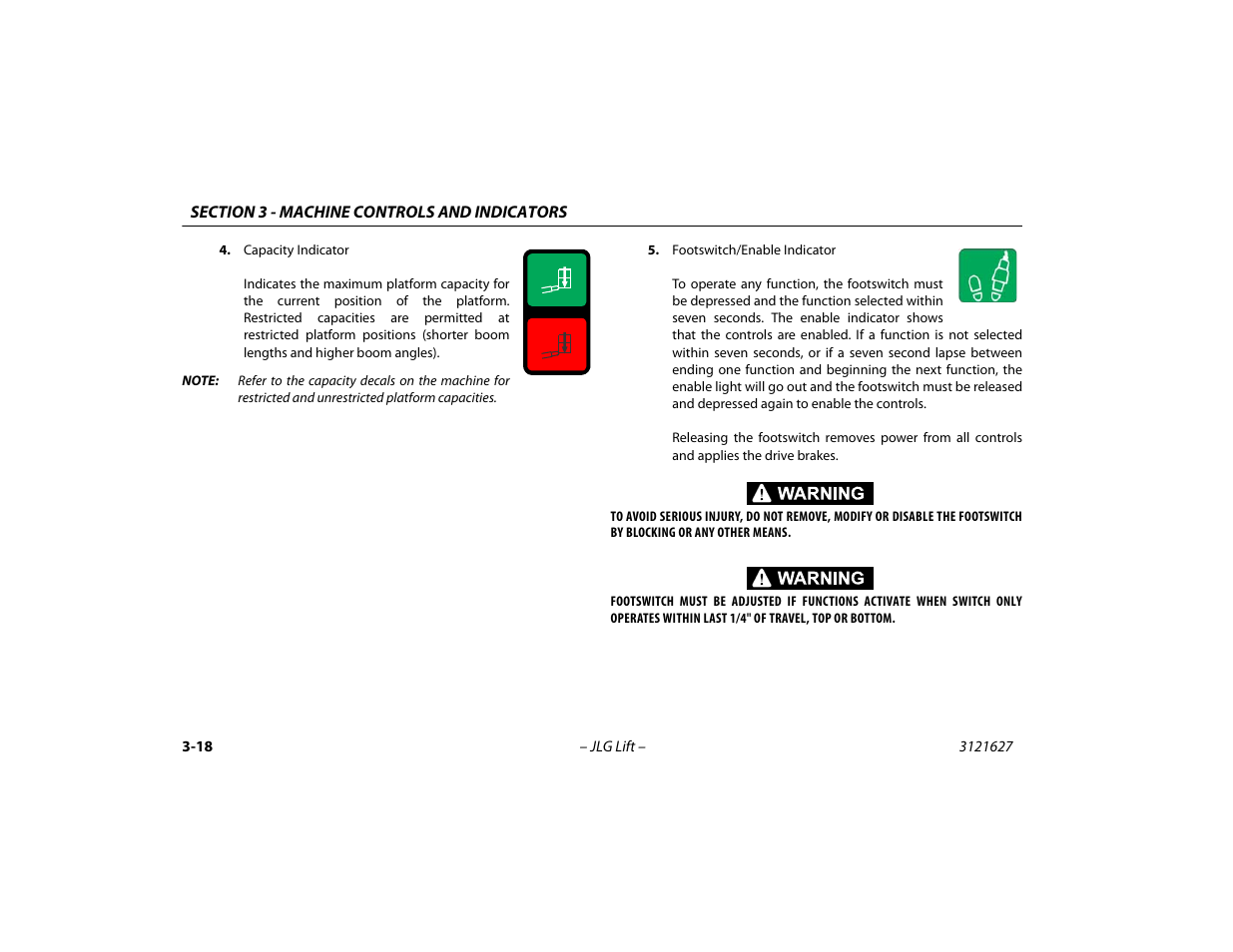 JLG 800A_AJ Operator Manual User Manual | Page 62 / 134