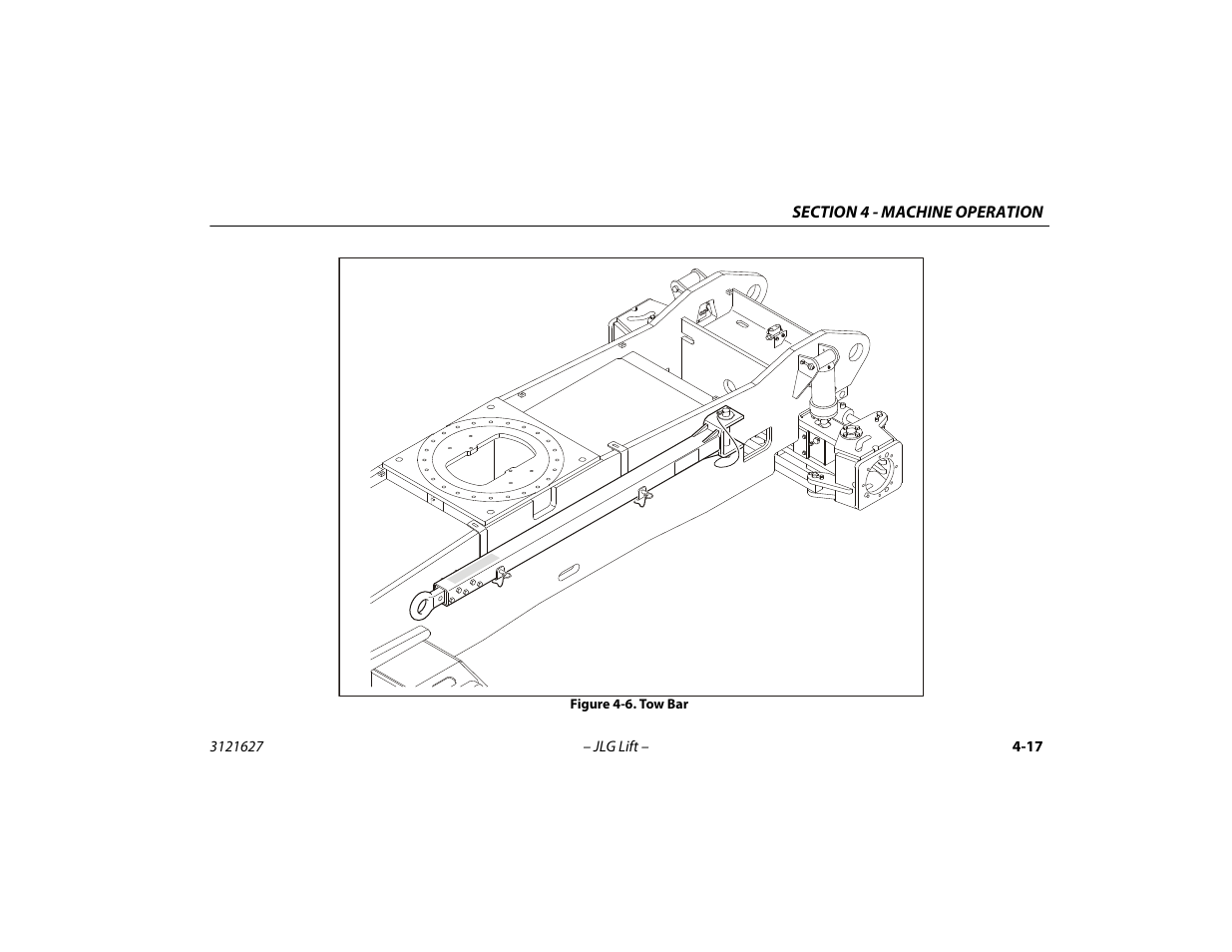 Tow bar -17 | JLG 800A_AJ Operator Manual User Manual | Page 81 / 134