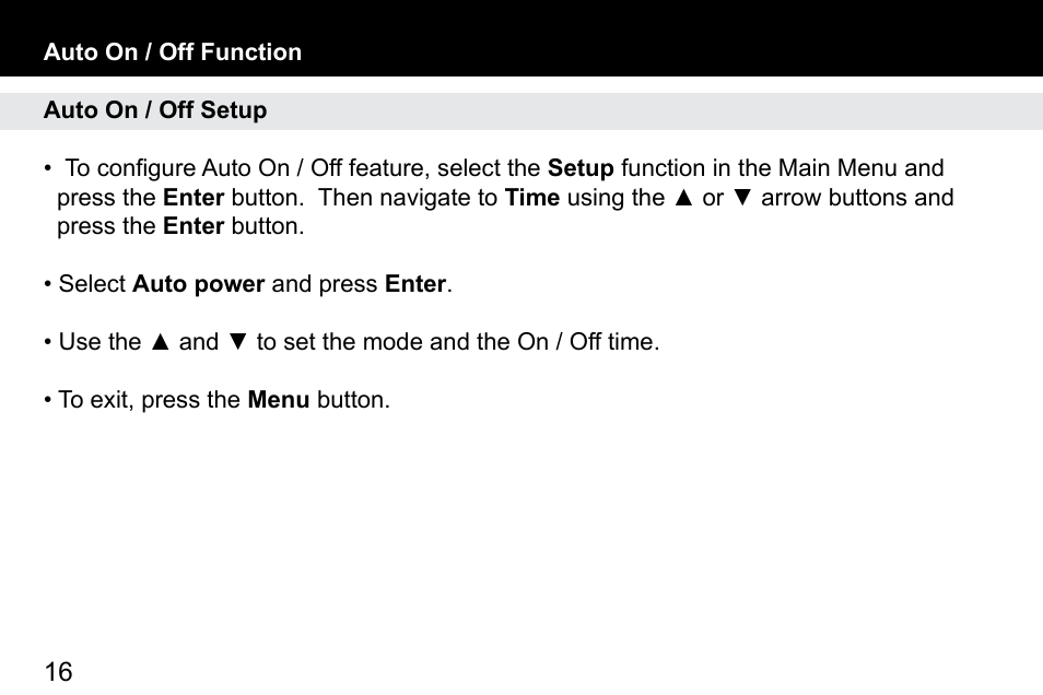 Aluratek ADMPF512F User Manual | Page 16 / 24
