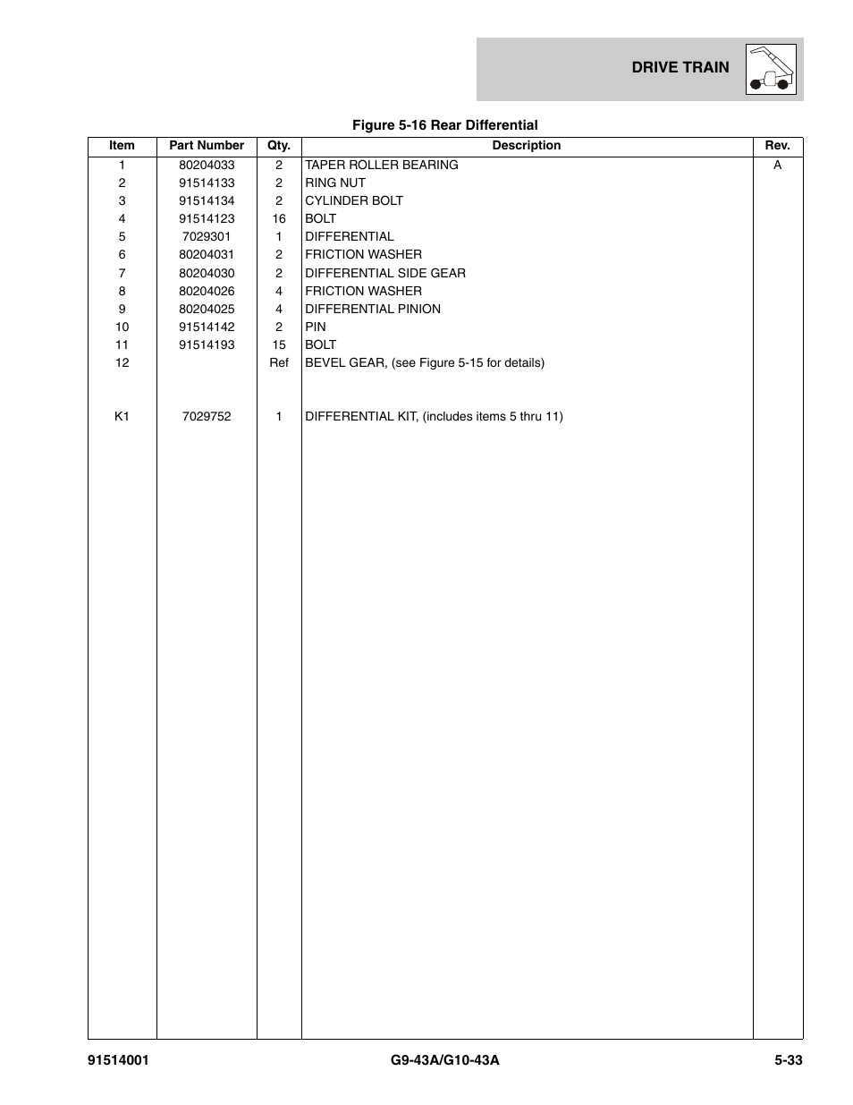 JLG G10-43A Parts Manual User Manual | Page 279 / 788
