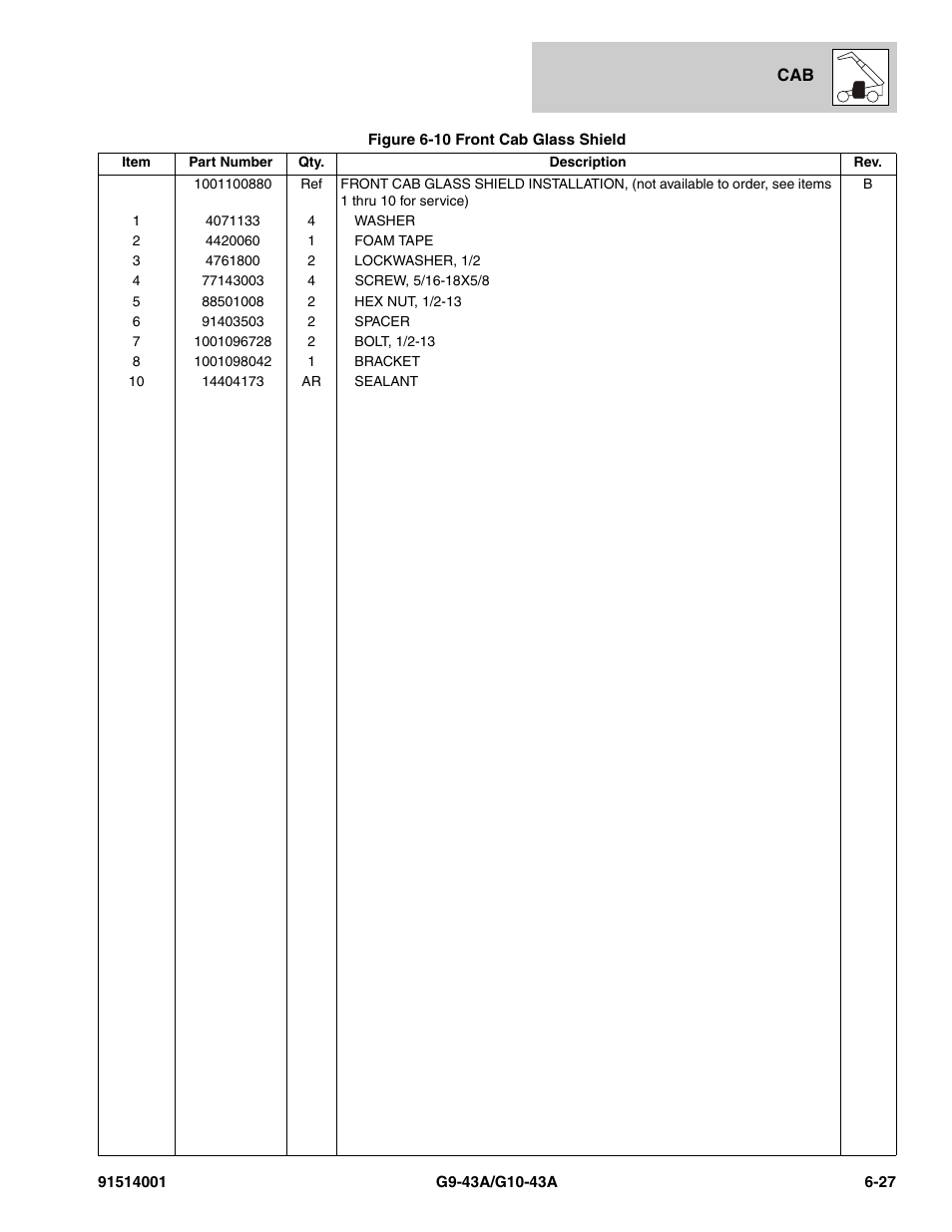 JLG G10-43A Parts Manual User Manual | Page 325 / 788