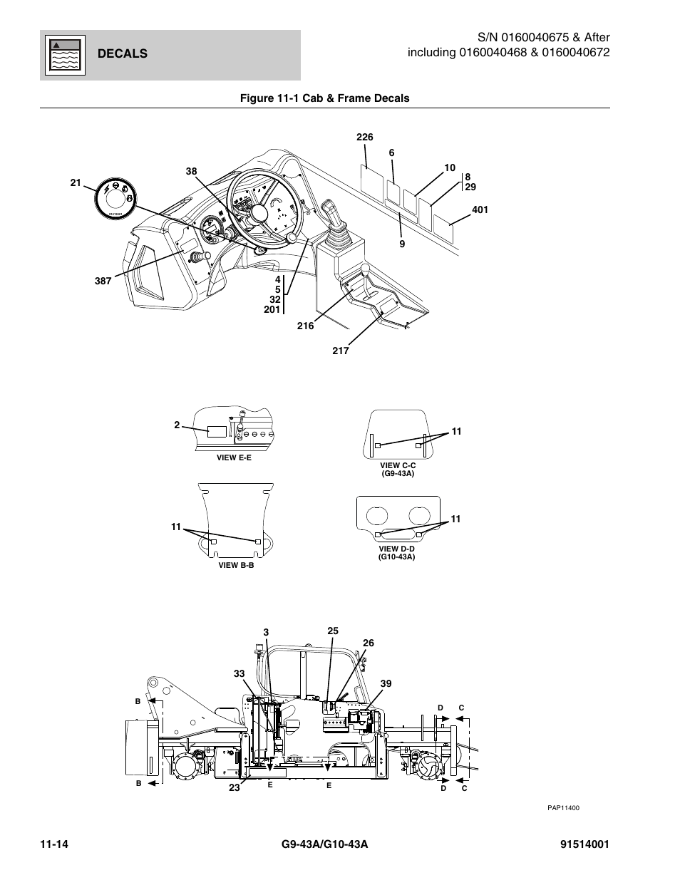 Decals | JLG G10-43A Parts Manual User Manual | Page 600 / 788