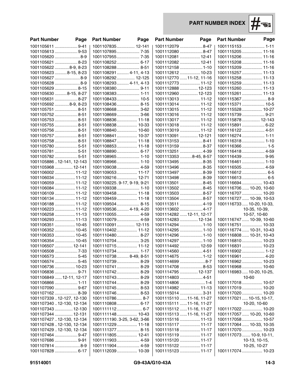 JLG G10-43A Parts Manual User Manual | Page 767 / 788