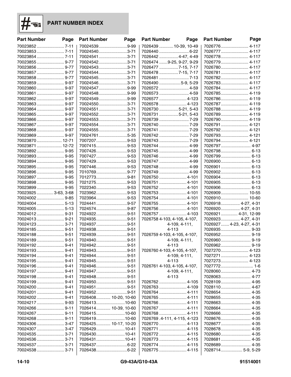 JLG G10-43A Parts Manual User Manual | Page 774 / 788