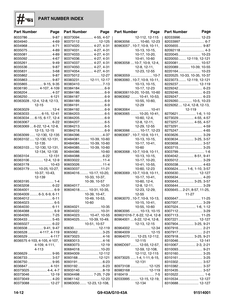 JLG G10-43A Parts Manual User Manual | Page 776 / 788