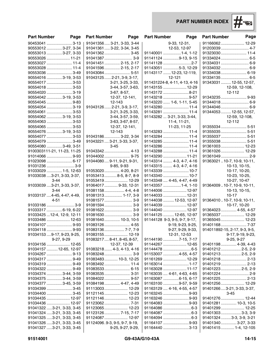 JLG G10-43A Parts Manual User Manual | Page 779 / 788