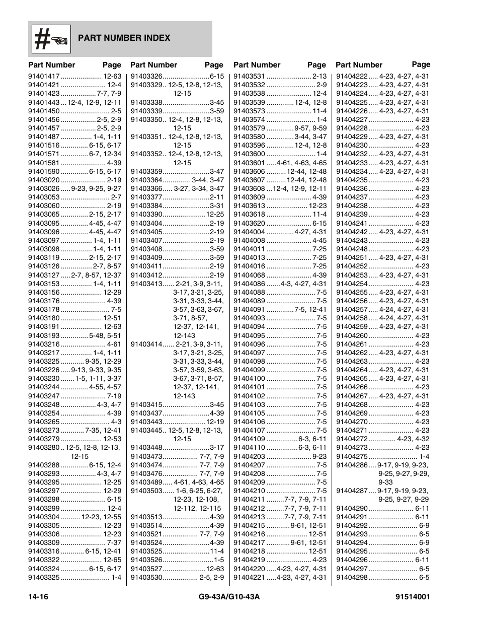 JLG G10-43A Parts Manual User Manual | Page 780 / 788
