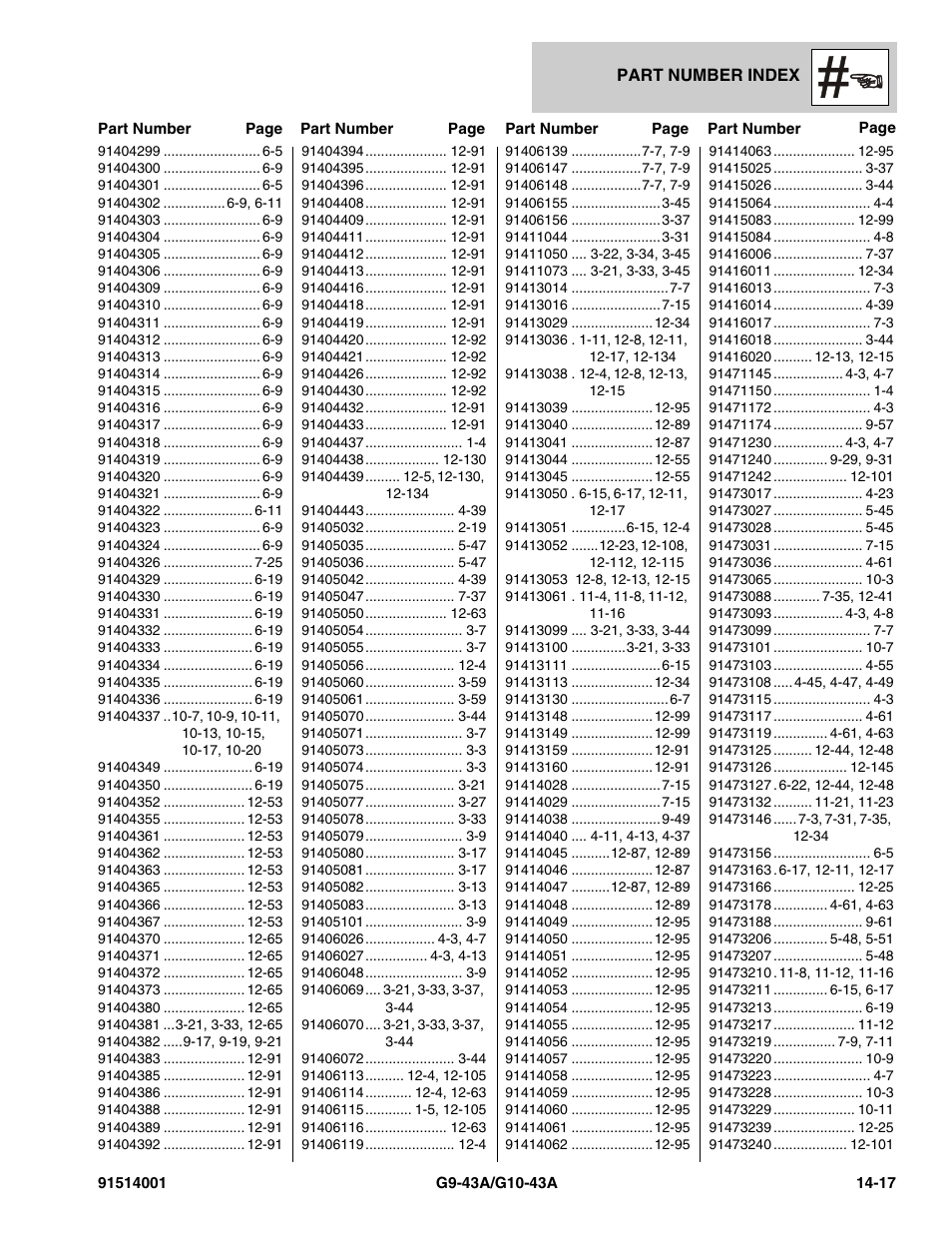 JLG G10-43A Parts Manual User Manual | Page 781 / 788