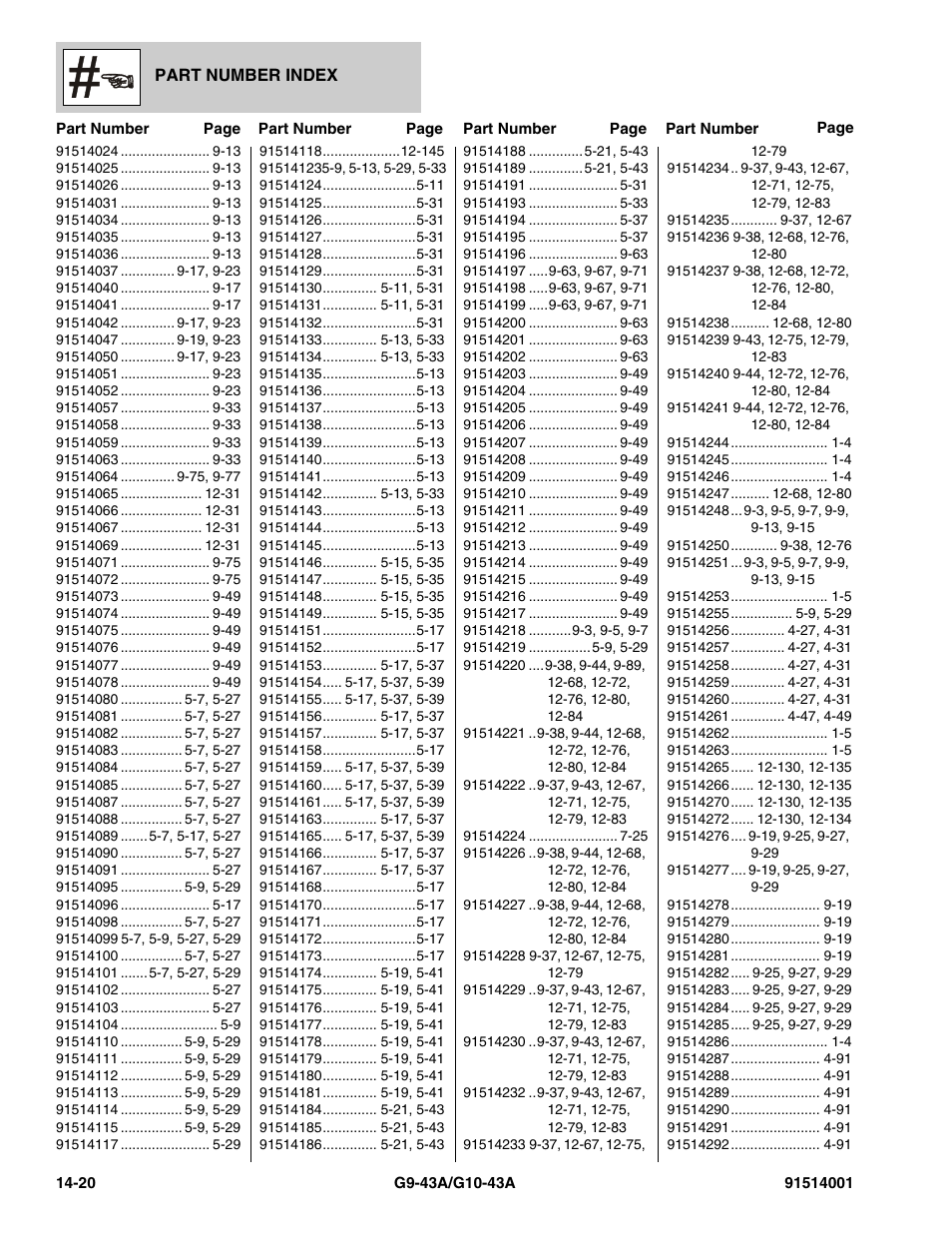 JLG G10-43A Parts Manual User Manual | Page 784 / 788
