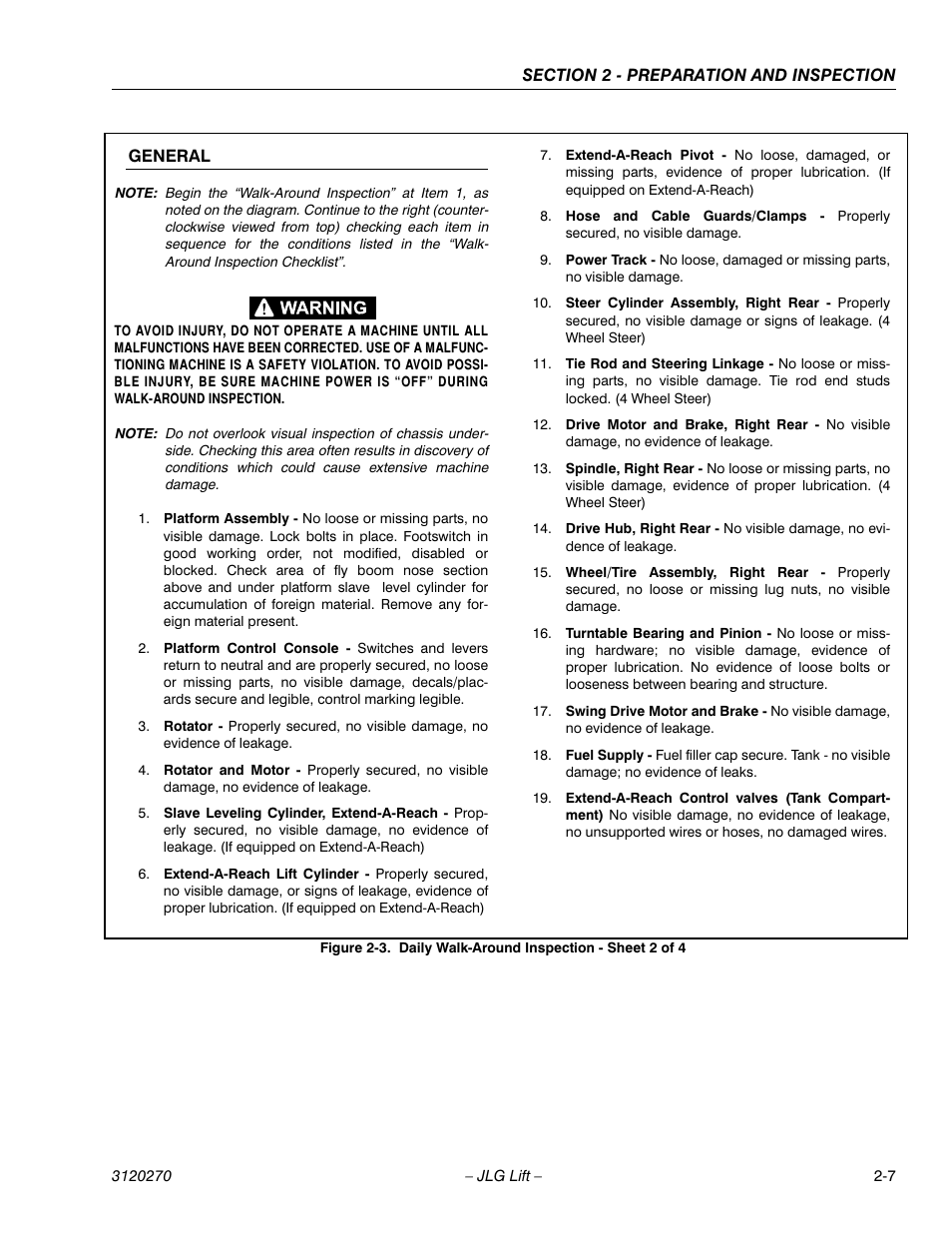 JLG 80HX_HX+6 ANSI Operator Manual User Manual | Page 27 / 104