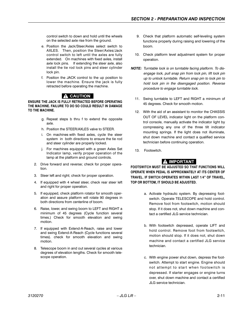 JLG 80HX_HX+6 ANSI Operator Manual User Manual | Page 31 / 104