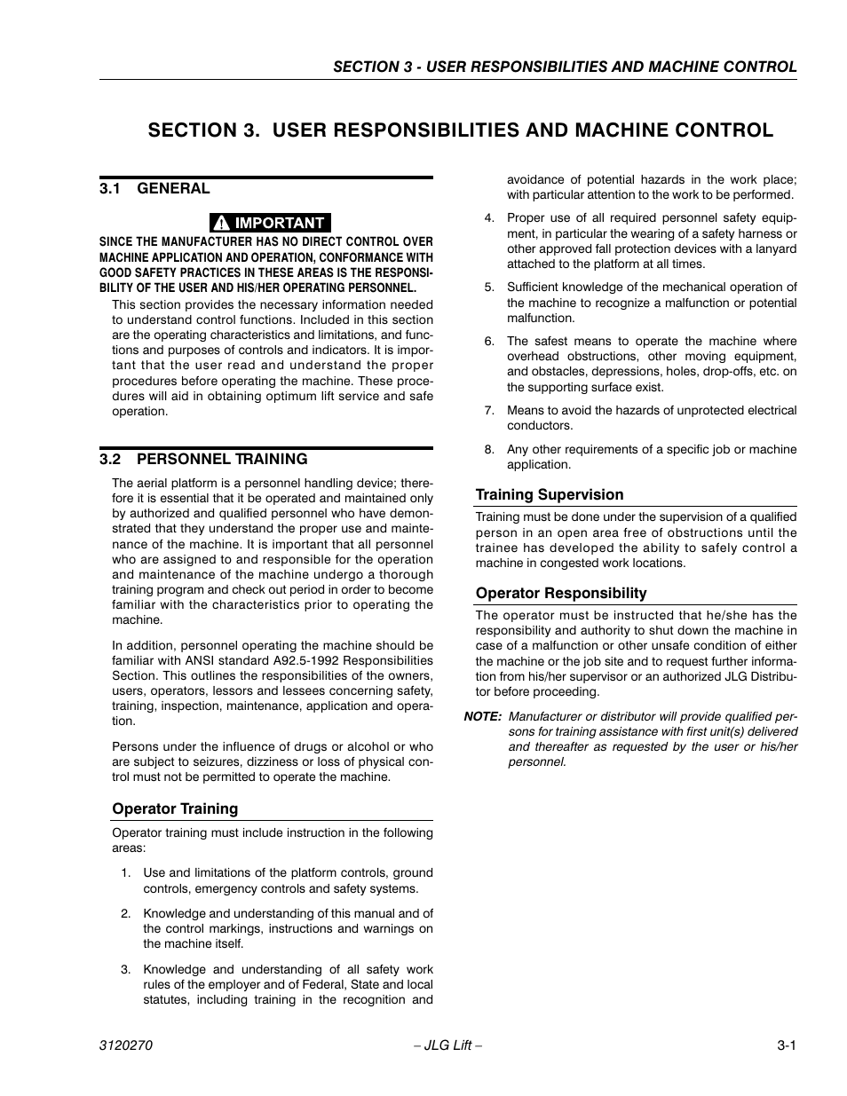 JLG 80HX_HX+6 ANSI Operator Manual User Manual | Page 39 / 104
