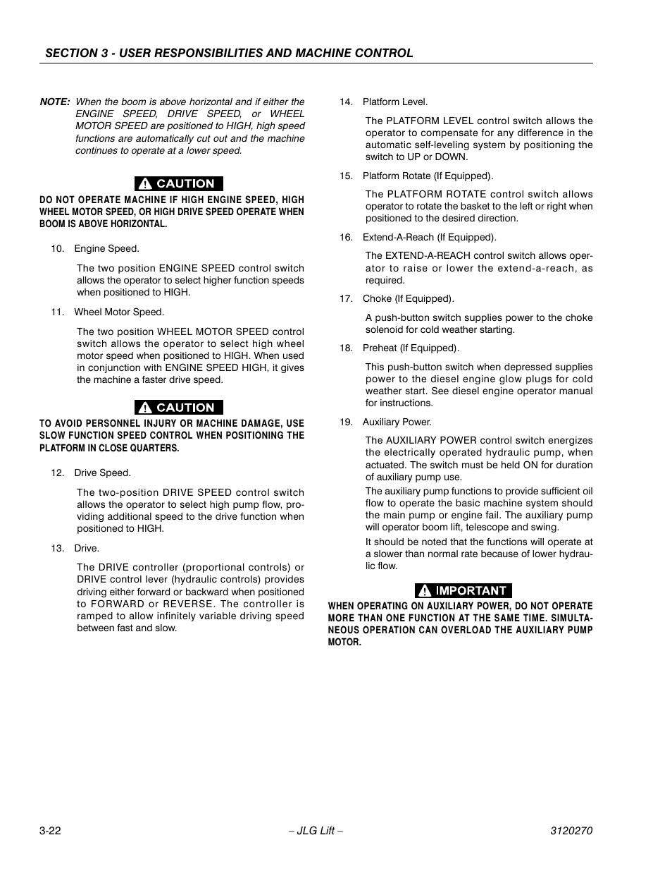 JLG 80HX_HX+6 ANSI Operator Manual User Manual | Page 60 / 104