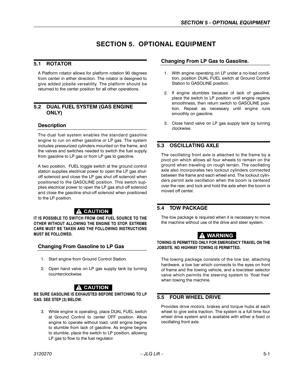 JLG 80HX_HX+6 ANSI Operator Manual User Manual | Page 95 / 104