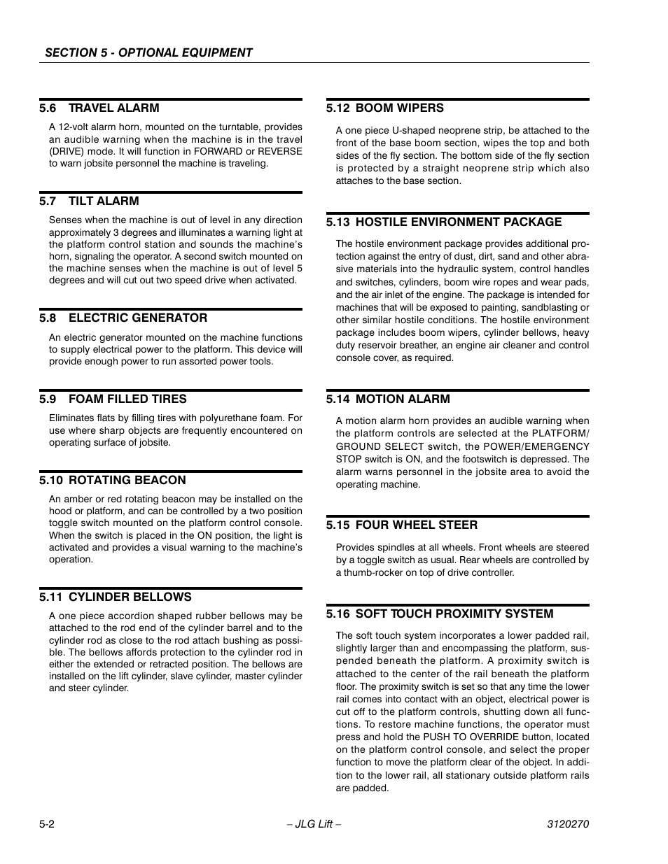 JLG 80HX_HX+6 ANSI Operator Manual User Manual | Page 96 / 104