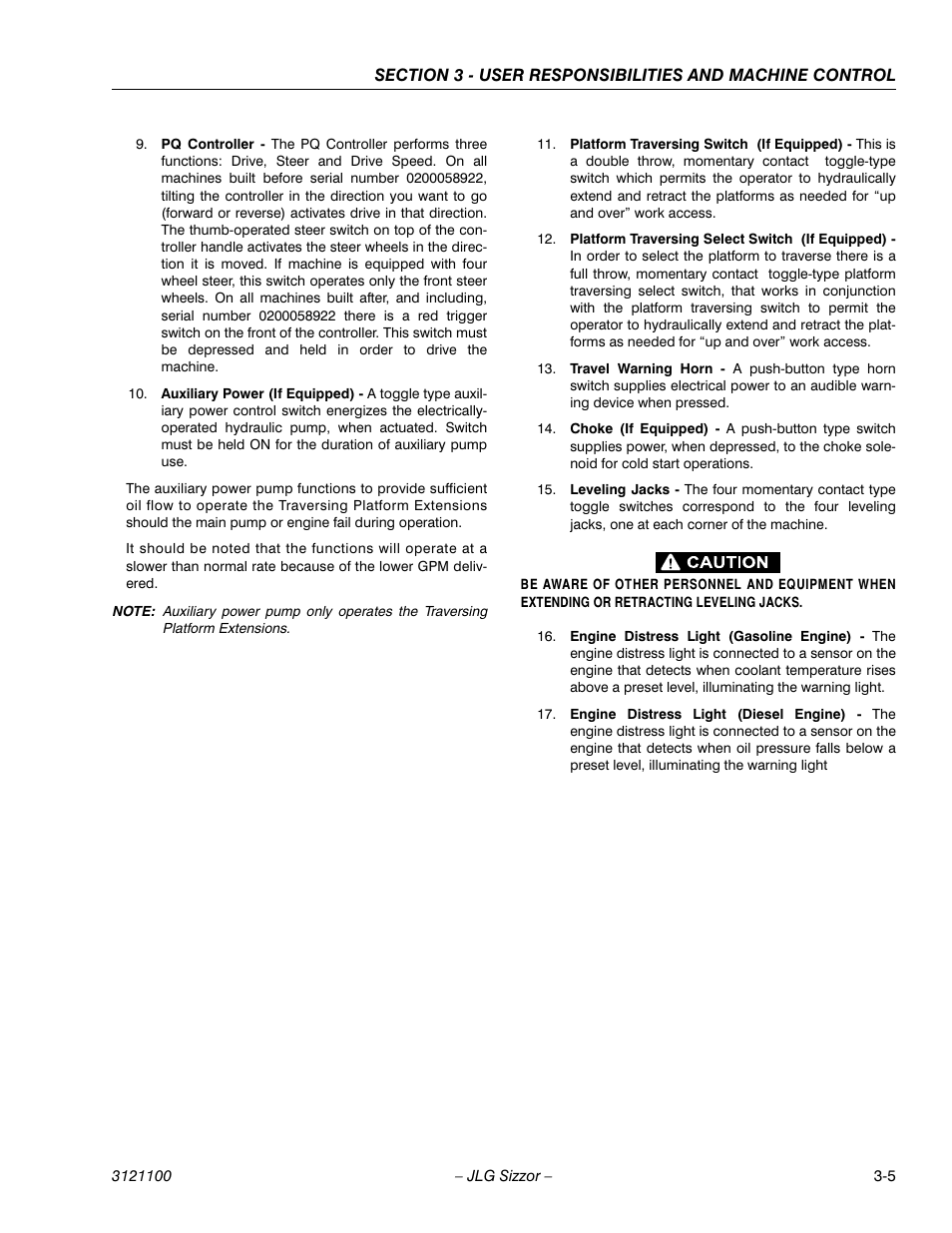 JLG 500RTS ANSI Operator Manual User Manual | Page 29 / 46