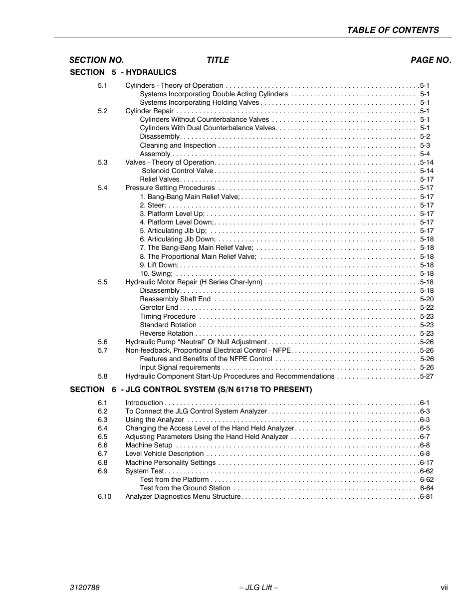 JLG 460SJ ANSI Service Manual User Manual | Page 11 / 464
