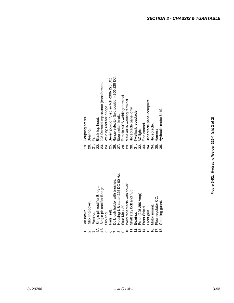 Hydraulic welder 225-4 (sht 2 of 2) -93 | JLG 460SJ ANSI Service Manual User Manual | Page 147 / 464