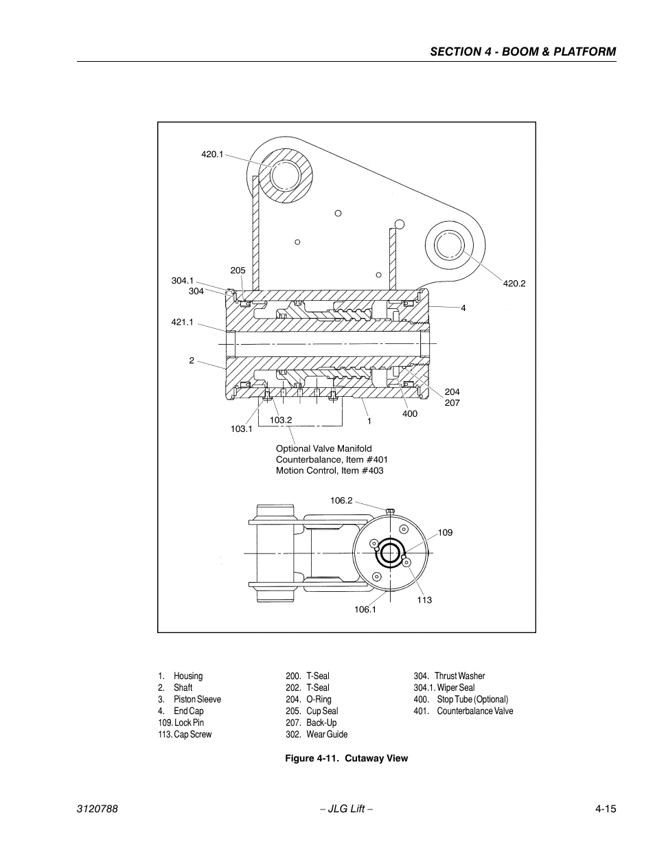 Cutaway view -15 | JLG 460SJ ANSI Service Manual User Manual | Page 281 / 464