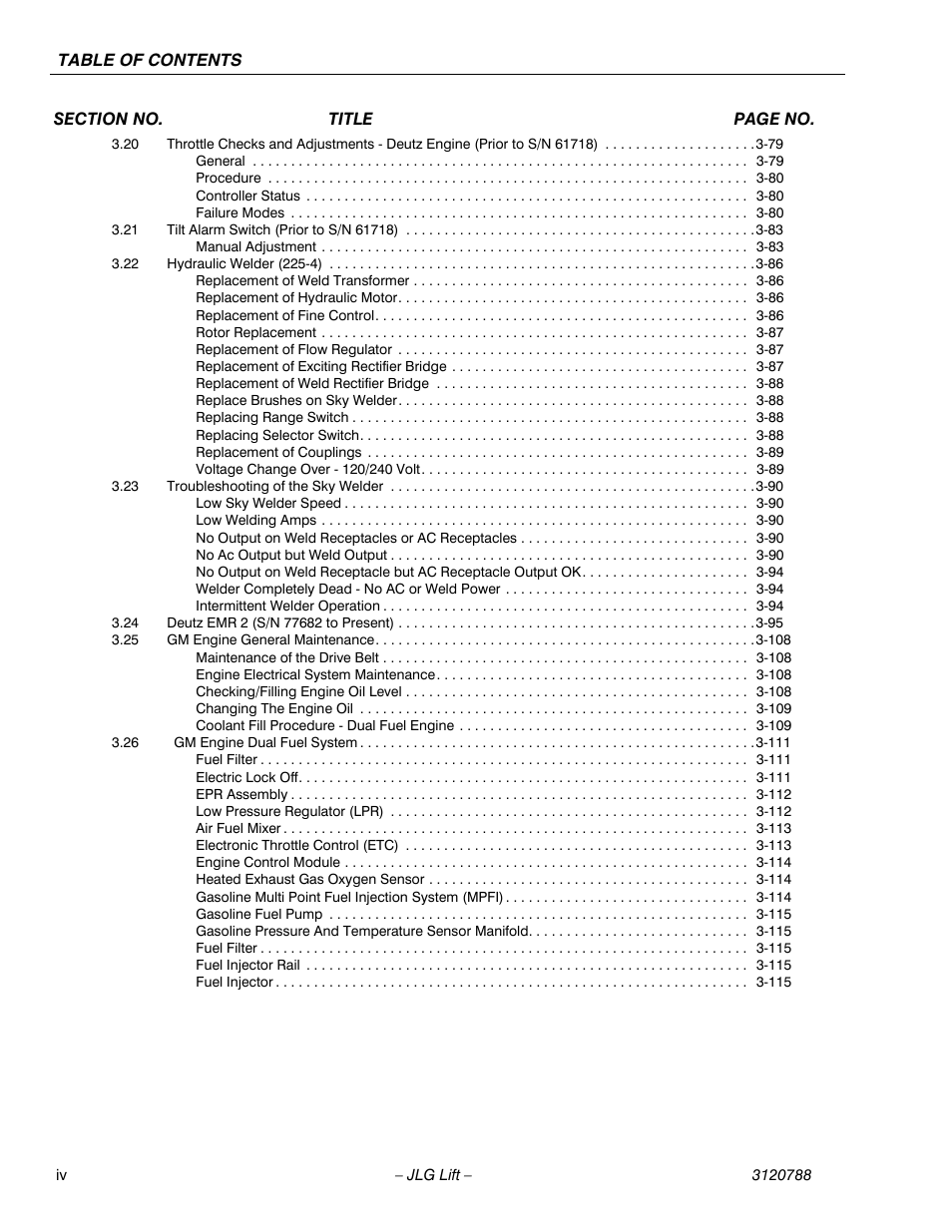 JLG 460SJ ANSI Service Manual User Manual | Page 8 / 464