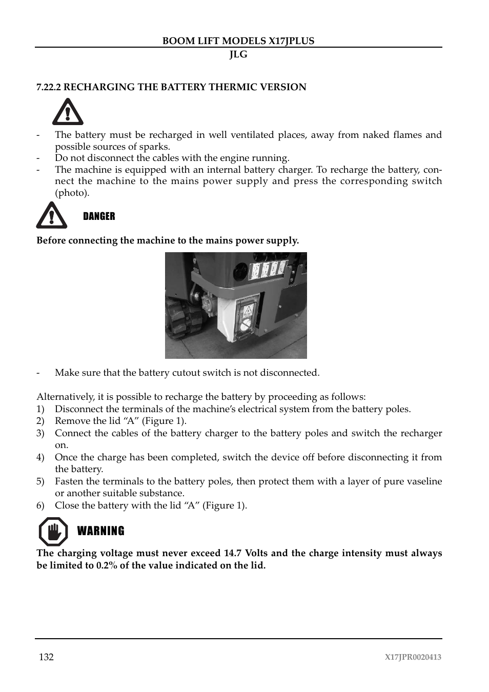 JLG X17J Plus Operator Manual User Manual | Page 136 / 176