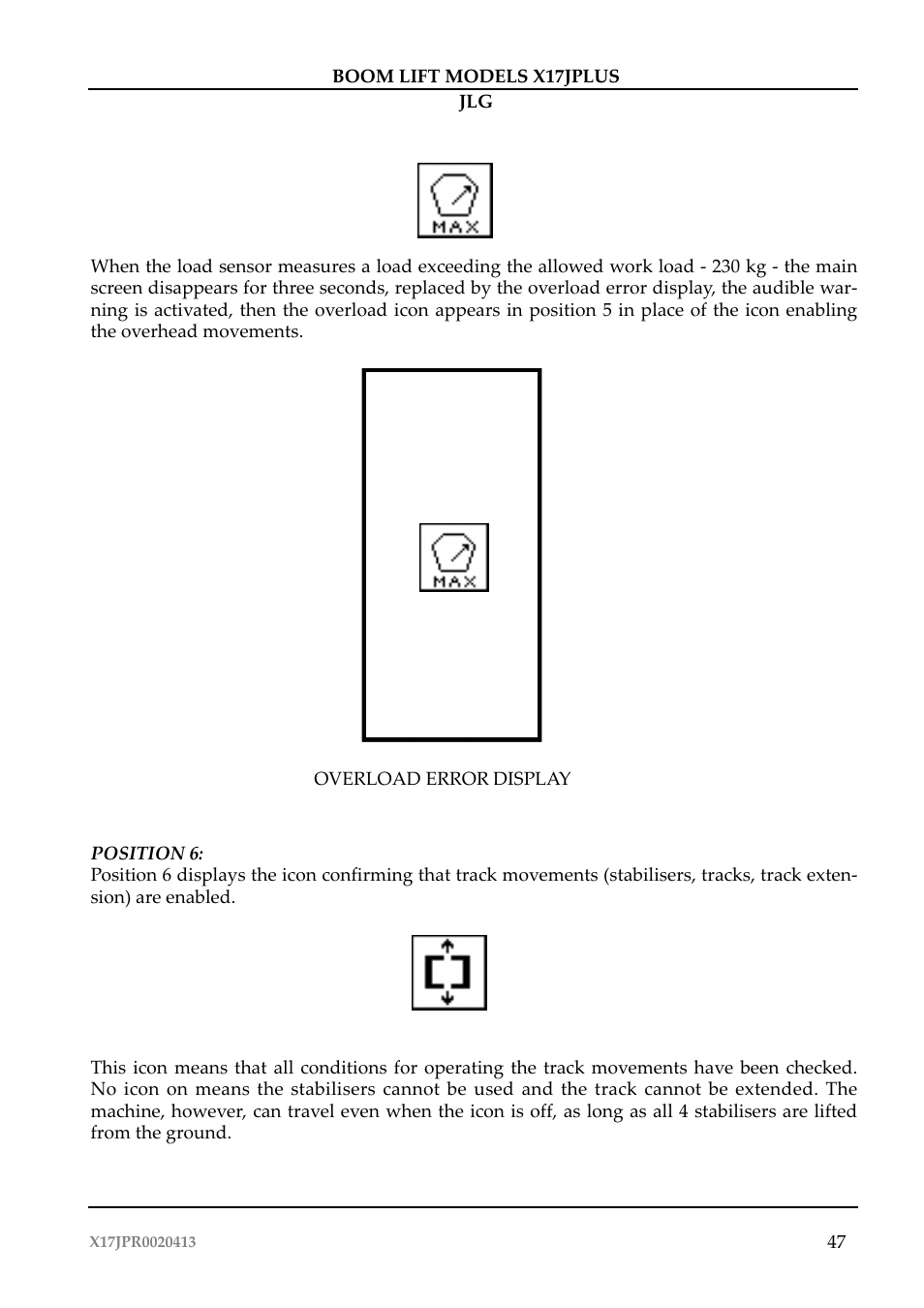 JLG X17J Plus Operator Manual User Manual | Page 51 / 176