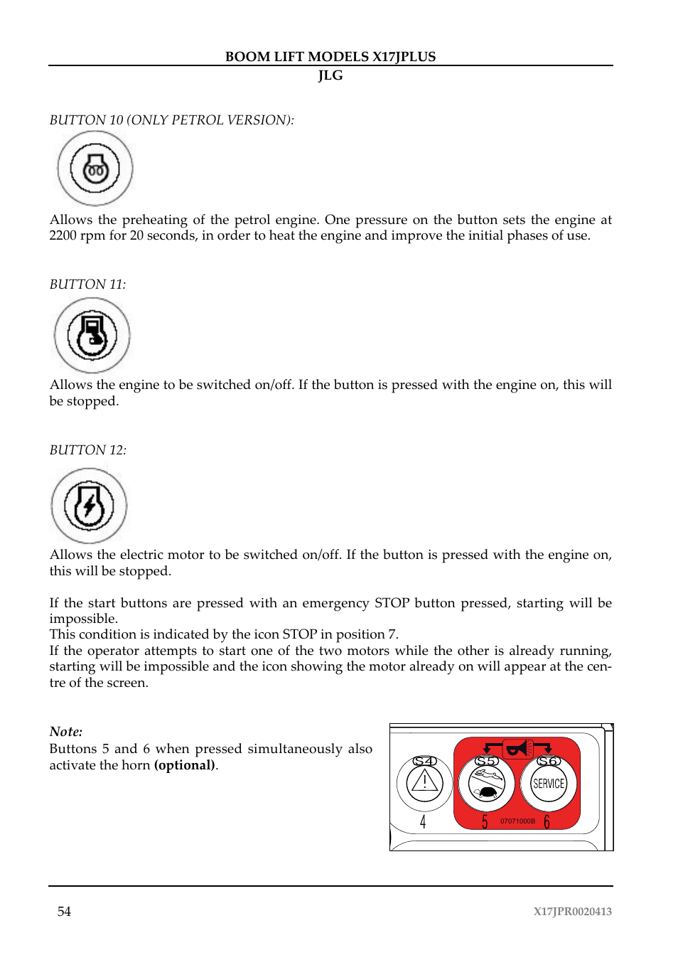 JLG X17J Plus Operator Manual User Manual | Page 58 / 176
