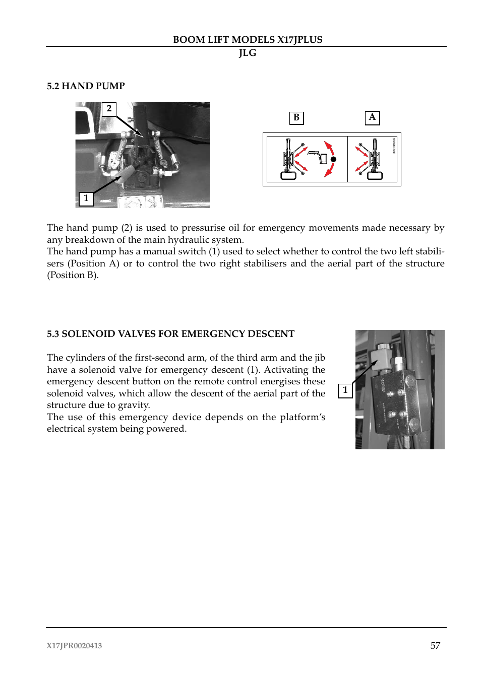 JLG X17J Plus Operator Manual User Manual | Page 61 / 176